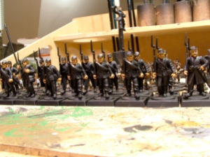 Perry plastic ACW infantry fleshed but not dressed!