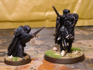 Lord of the Rings Black riders close up